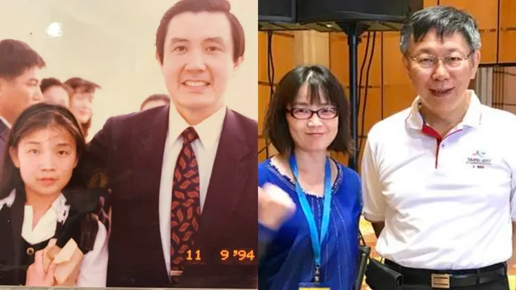 蔡玉真從曾經的「馬迷」變成「柯粉」，結果卻自認遇人不淑。翻攝蔡玉真臉書