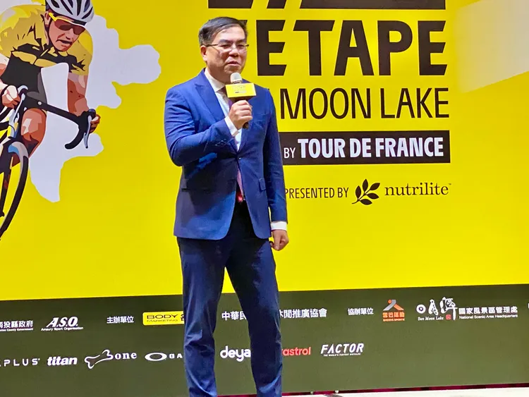 環境部長彭啟明以巴黎奧運成效為目標，希望未來淡水河也能游泳。莊偉祺攝