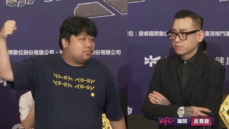 統神和蹦闆12月將舉行拳賽。翻攝CFC鍇睿格鬥冠軍賽YT