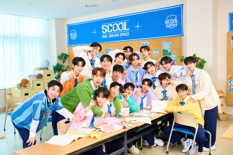 42位鮮肉選手高唱「校歌」主題曲《Dream Of You》。天空娛樂提供