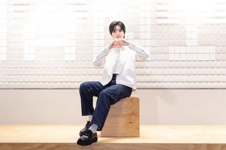 李成種比出愛心。COME ON JKSSP提供