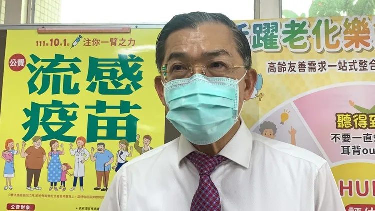 黃高彬醫師指秋冬季節來臨讓流感的威脅跟著上升。資料照片