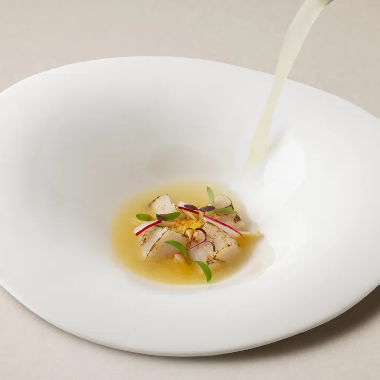 北海道干貝金沙南瓜湯。業者提供