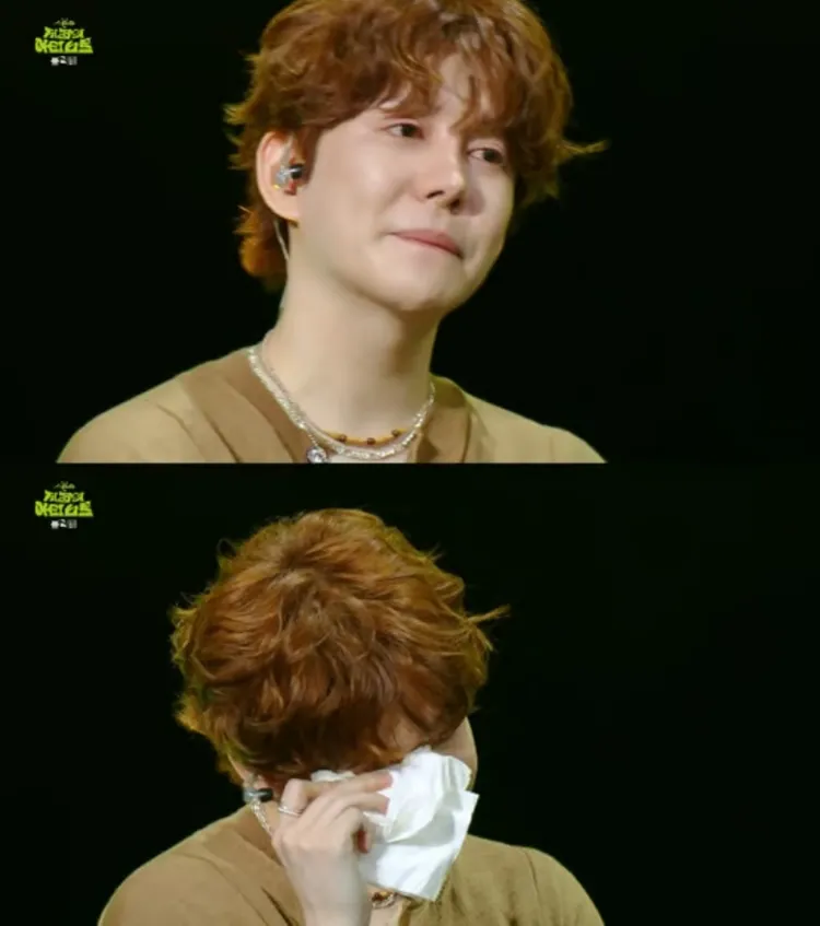 朴經4年前認了校園霸凌，感謝隊友接納包容他，忍不住哭了。翻攝KBS