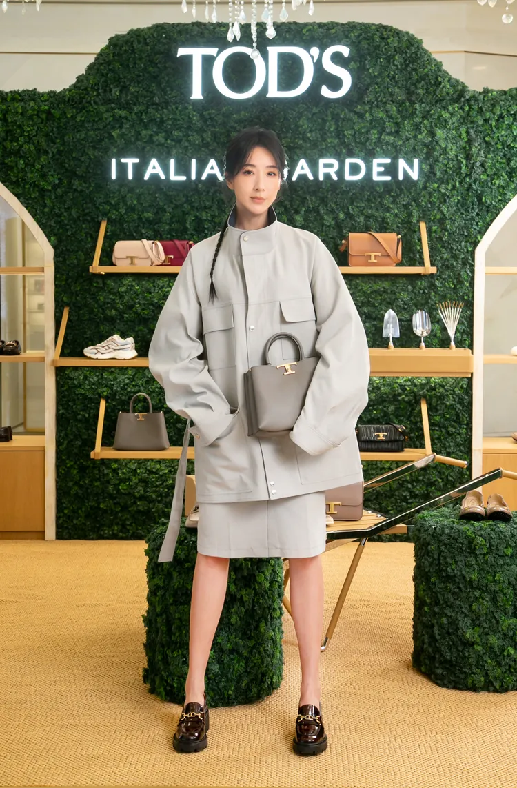 隋棠今日的造型相當帥氣。張家玲攝