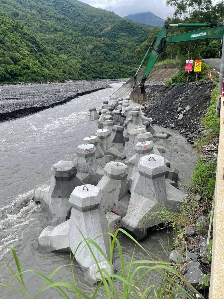 屏縣府今日積極防汛整備。縣府提供