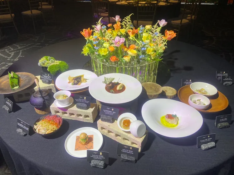 「Best of Sustainable Asia」餐會9道式套餐。陳揚盛攝