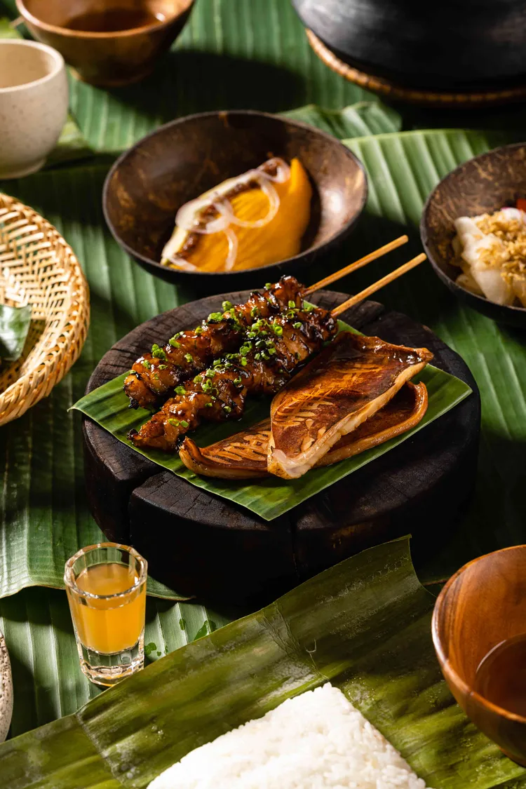 菲律賓Toyo Eatary餐廳Grilled Pork Jowl and Squid。業者提供