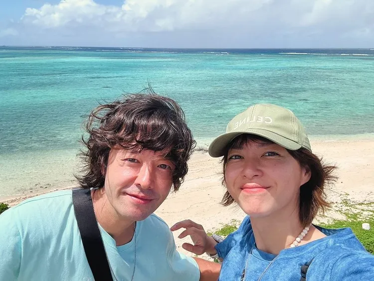 網友覺得上野樹里（右）與和田唱越來越有夫妻臉。翻攝_juri_art_ IG