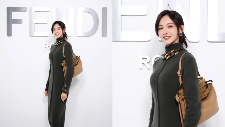 唐嫣在大秀後宣布成為品牌代言人。品牌提供