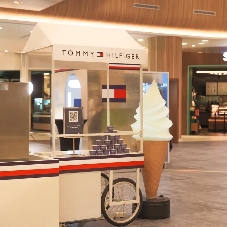 加入LINE官方帳號即可兌換霜淇淋。品牌提供