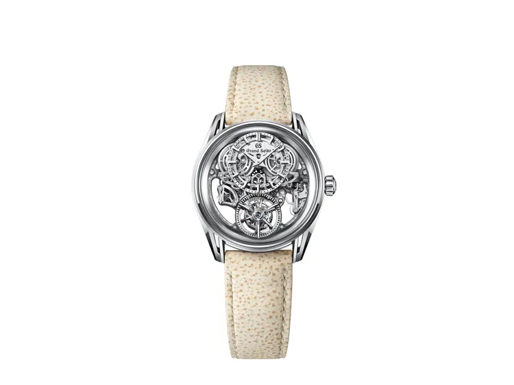 Grand Seiko Kodo恆定動力陀飛輪黎明版SLGTOO5，1050萬元。品牌提供