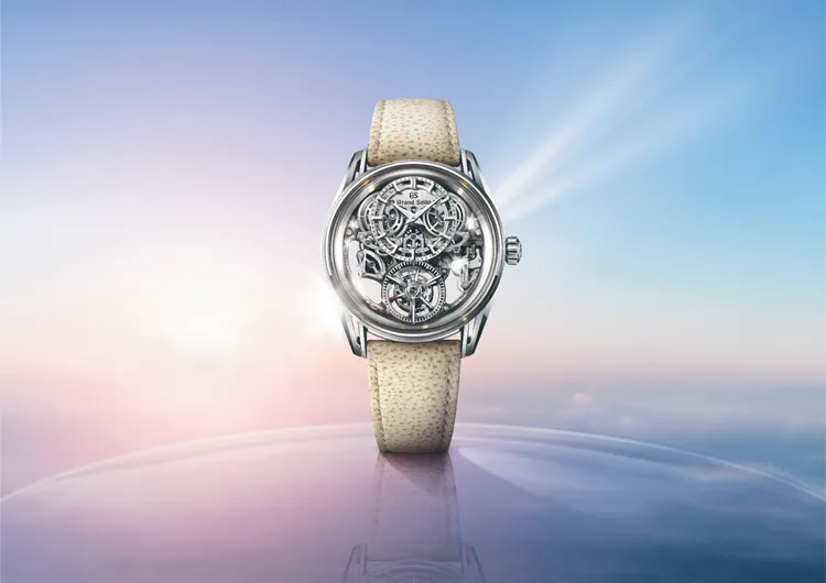 Grand Seiko端出黎明版Kodo恆定動力陀飛輪。品牌提供