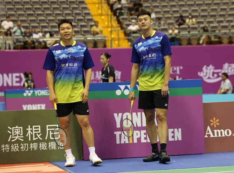 「麟洋配」奧運後首度出賽。  羽協提供
