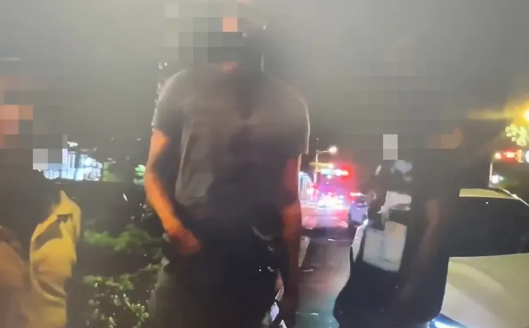 Thomas Demetrius與隊友喝酒後開車。警方提供