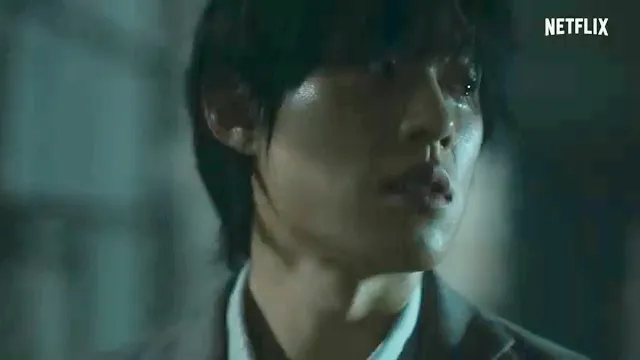 金聖喆在《地獄公使2》預告中提到20年前已收到死亡預告。翻攝YouTube