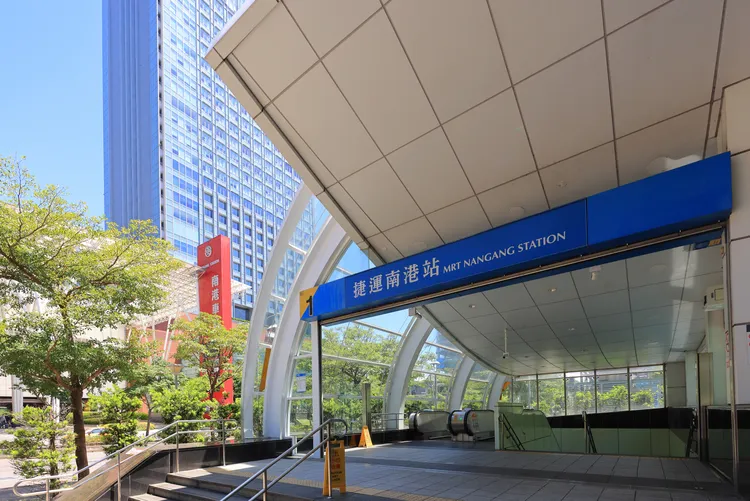 南港車站示意圖。資料照