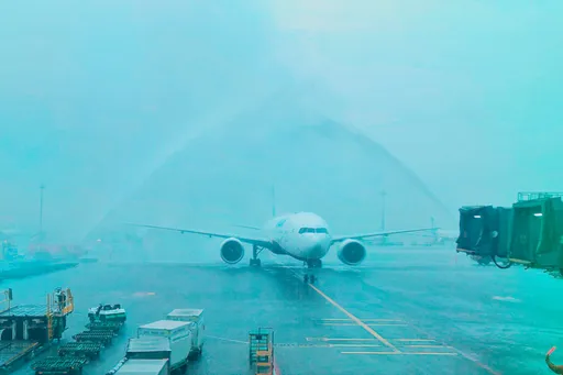 帕運英雄返台!桃機比照奧運規格 以「水門禮」迎接