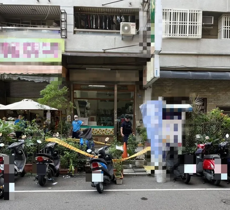 台中一對男女朋友在租屋處玩「泡泡浴」並吸毒助興，男子不慎踩空從10樓高處墜落身亡。民眾提供