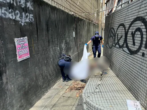 新北中和巷弄驚見焦屍 監視器發現她曾在附近買汽油