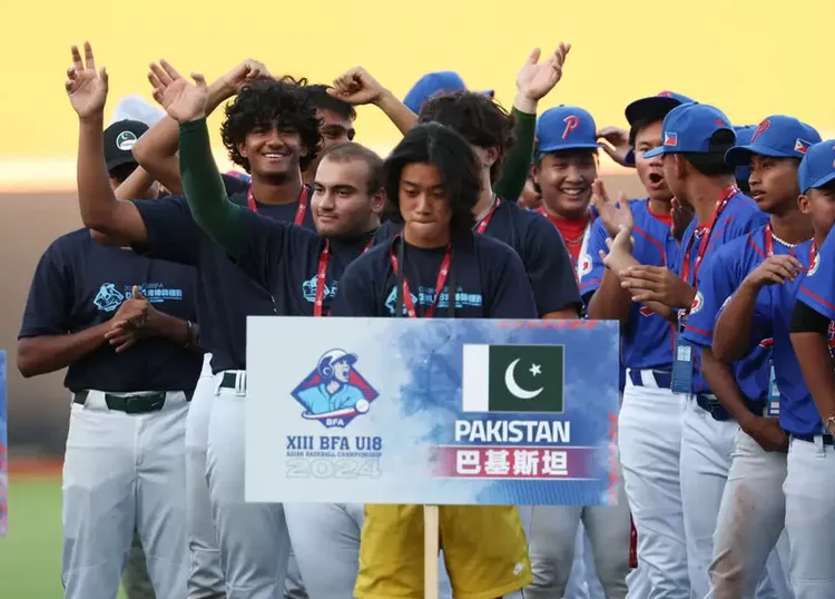 巴基斯坦棄賽，中華隊不戰而勝。棒協提供