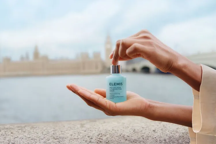 ELEMIS 9月新上市的海洋膠原全能逆時精華，30ml／4950元。品牌提供
