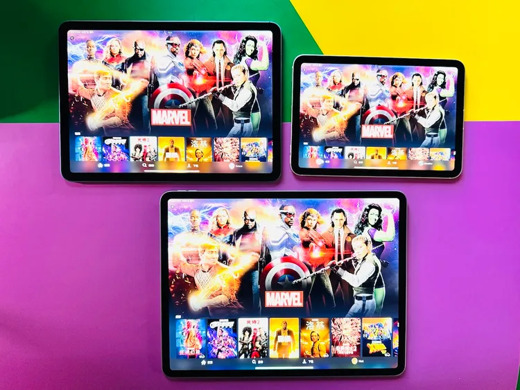 追劇體驗上毫無疑問13吋與11吋是最舒服的選擇。趙筱文 攝