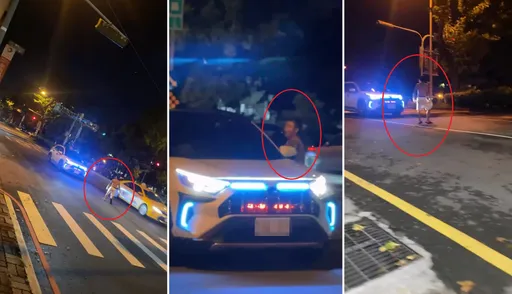 中秋烤肉喝茫了?台中半裸醉男衝車道攔車 砸車又傷人5罪送辦