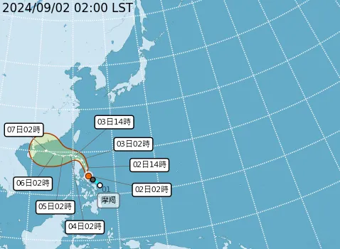颱風「摩羯」預估轉中颱　對台影響時間曝！