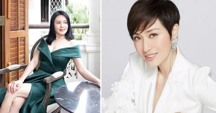 李麗珍（左圖）與陳法蓉（右圖）曾合演港劇《美麗傳說》。左圖翻攝李麗珍IG，右圖翻攝陳法蓉微博
