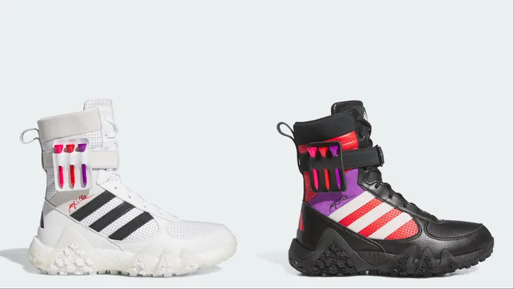 adidas X JAY3LLE聯名系列CODECHAOS JAY3LLE高筒鞋，各8990元。品牌提供