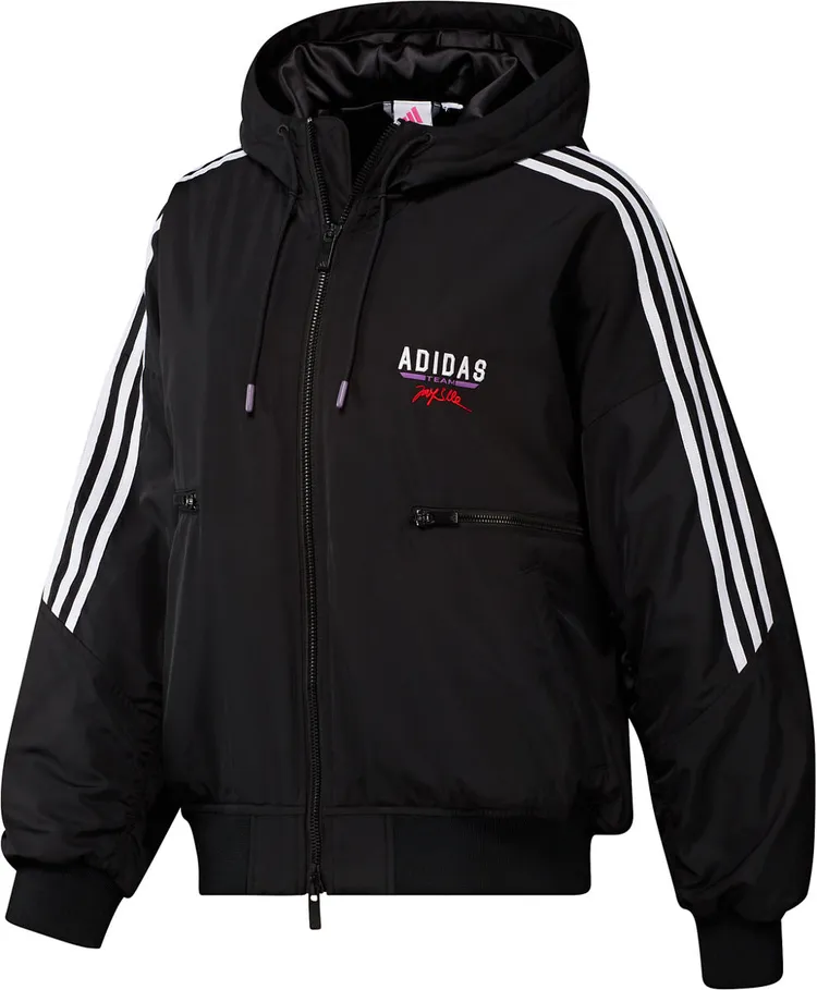 adidas X JAY3LLE聯名系列飛行夾克，9290元。品牌提供