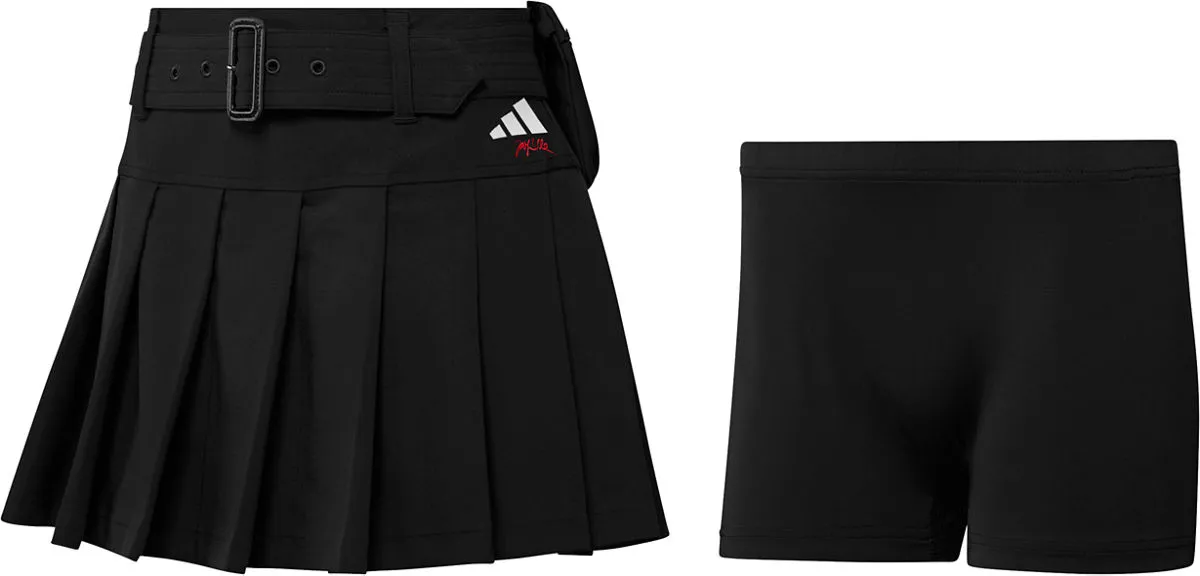 adidas X JAY3LLE聯名系列百折短裙,3690元。品牌提供