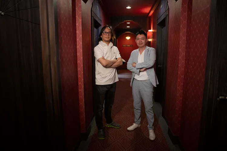 彭發首度來台拍片。網銀國際影視提供