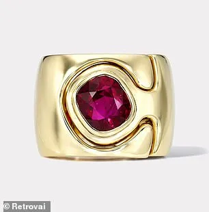 Retrovai戒指定價29,100美元。