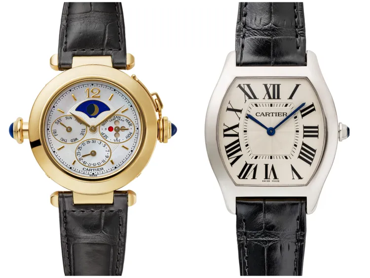 近現代暨古董腕錶系列作品（左起），Pasha(1995)、Torture(2015)。品牌提供