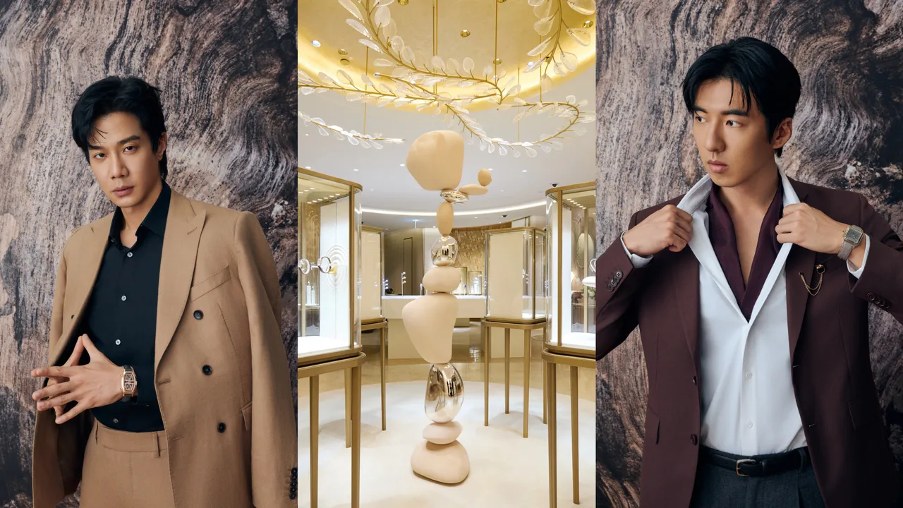 卡地亞（Cartier）自即日起至10月6日，於台北101旗艦店舉辦預約制The Magic of Time珍藏腕錶鑑賞活動，金鐘影帝薛仕凌（左圖）與傅孟柏（右圖）演繹當中的精湛時計作品。品牌提供