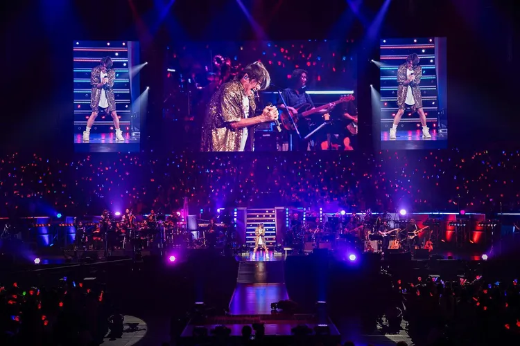 近藤真彥今年7月生日當天在武道館盛大開唱。翻攝masahiko_kondo0719 IG