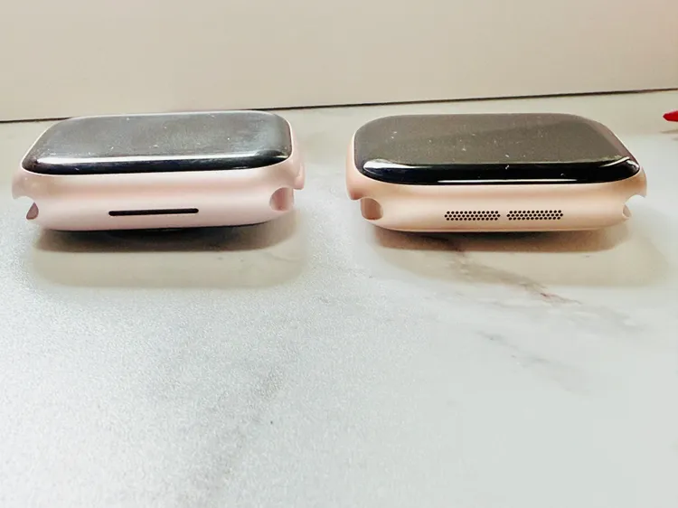 揚聲器方面 S10（下方）也改為網格狀設計，並加入語音隔離功能。趙筱文攝