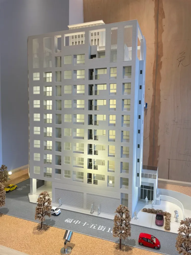 「市政澄真」模型圖。張瑞傑攝