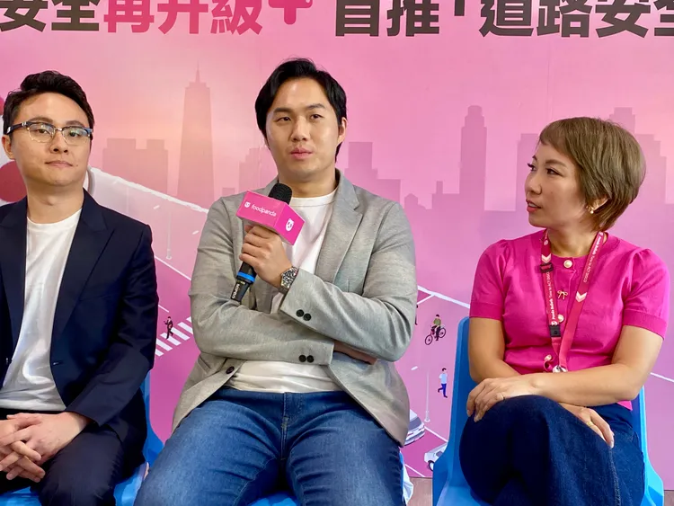 foodpanda營運總監秦宇（中）。莊偉祺攝