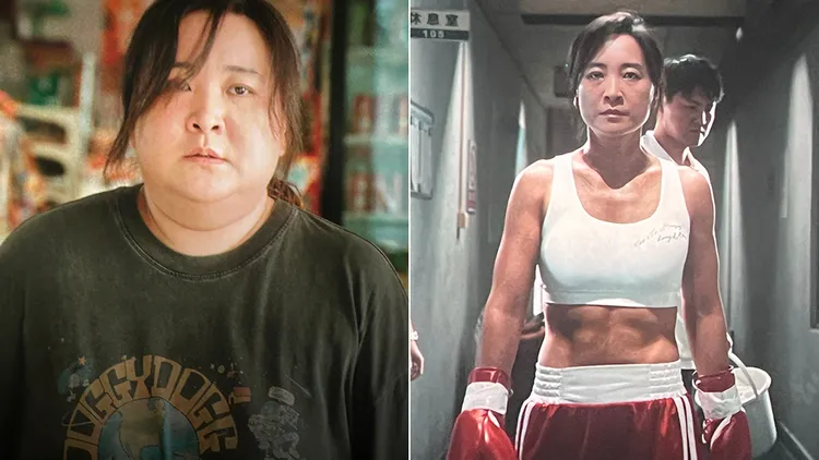 賈玲在電影《熱辣滾燙》體重起伏達50公斤。劇照