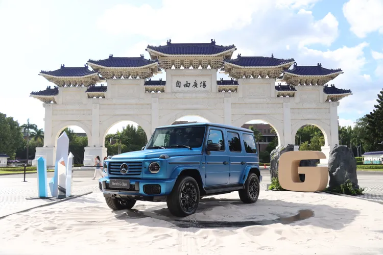 此外這次 G-Class 全新的里程碑，就是新增純電動力G 580 EDITION ONE。林浩昇攝