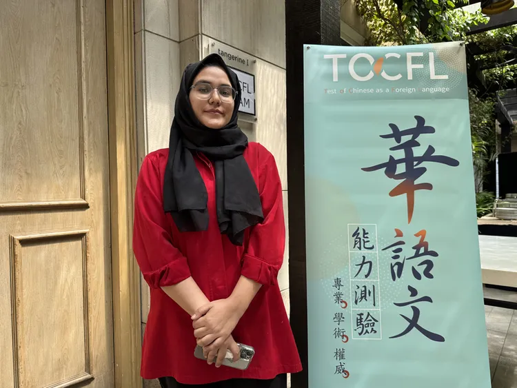 參加華測的考生庫薩爾（Soleha Kousar）表示，台灣提供了獎學金和實習、繼續求學的機會，所以如果想讓生涯有更好的發展，華語文將是最重要的語言。中央社