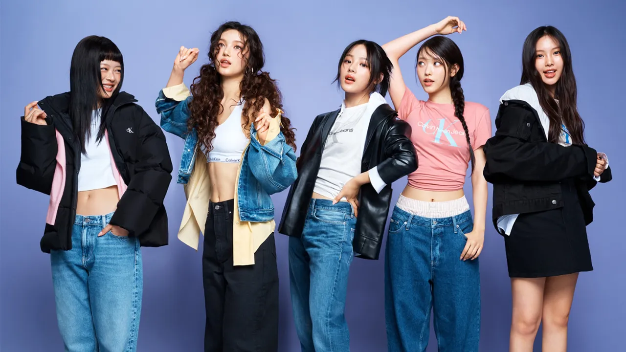 NewJeans拍攝Calvin Klein秋季形象廣告。品牌提供