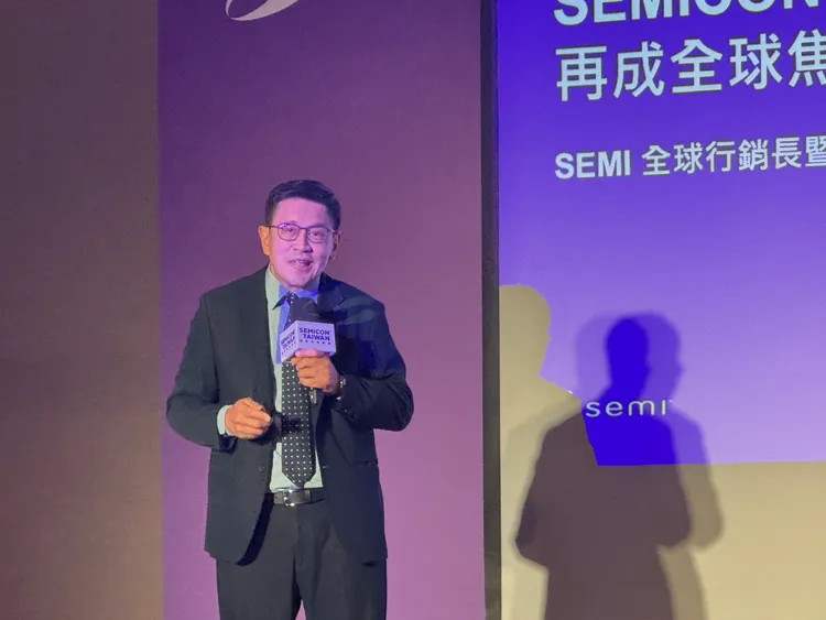 SEMI全球行銷長暨台灣區總裁曹世綸。呂承哲攝