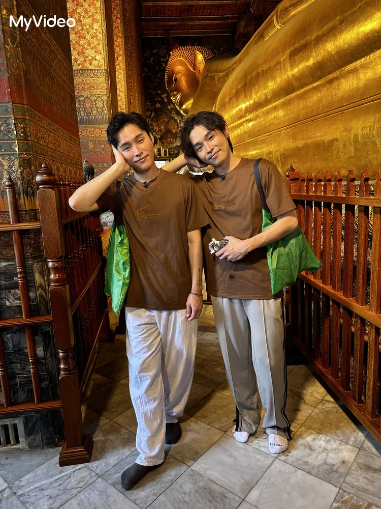 展榮展瑞暢遊泰國5大景點，臥佛寺更是必訪之地。MyVideo提供