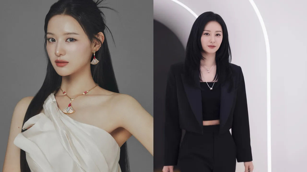 金智媛成為寶格麗韓國品牌大使。左圖品牌提供、右圖翻攝金智媛IG