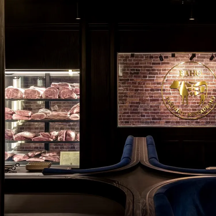 八和和牛燒肉專賣店精肉室。業者提供