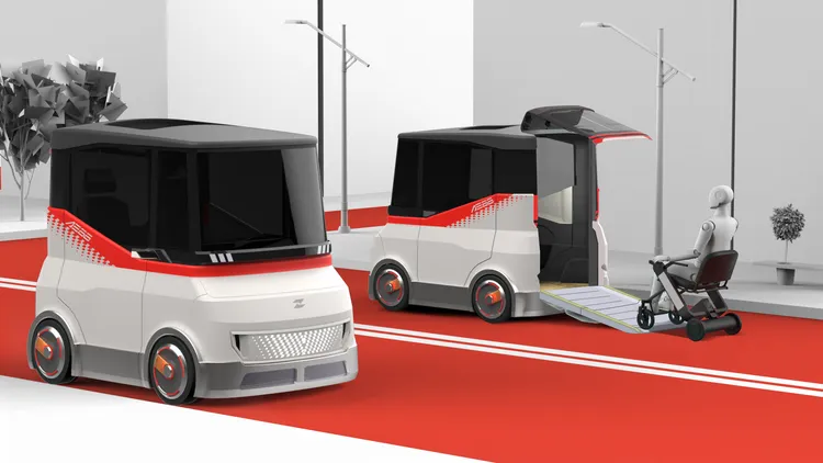 「AE66微型智慧移動」瞄準長者與行動不便者的移動需求所打造的無障礙設計。Dyson提供